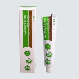 Rýchla úľava pri bolestiach svalov a kĺbov, uvoľňuje stuhnuté svaly po námahe a pomáha pri problematickej či podráždenej pokožke. Gáfrový krém.